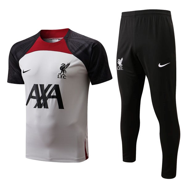 Trikot Liverpool Komplett-Set 2022-2023 Weiß